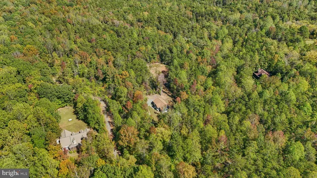 a view of a lush green field