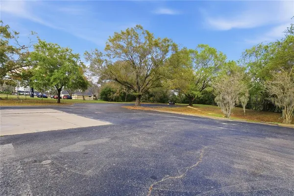 a view of road and yard