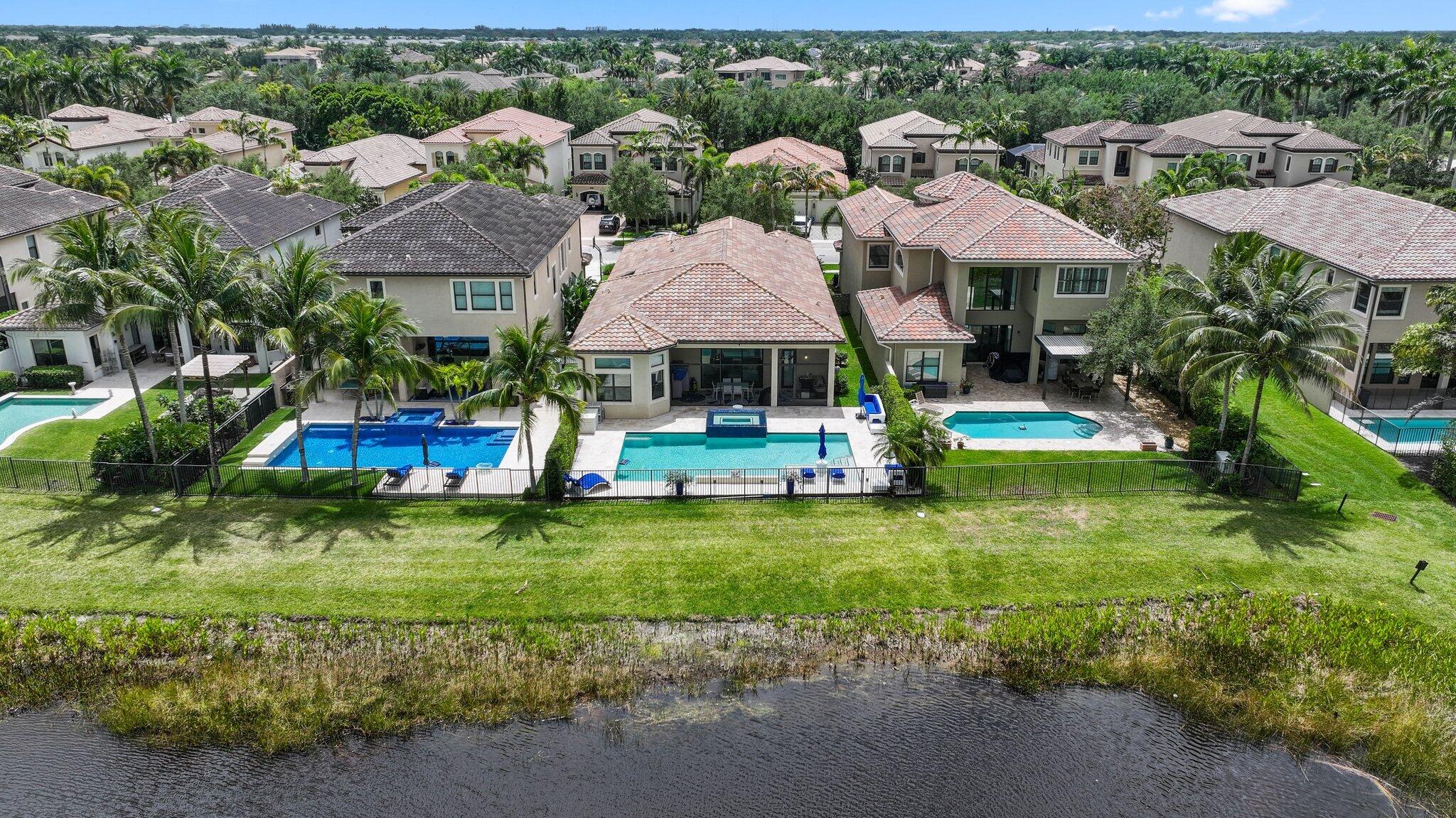 8539 Lewis River Road Delray Beach, FL 33446 - Photo 41 of 49 Back Aerial