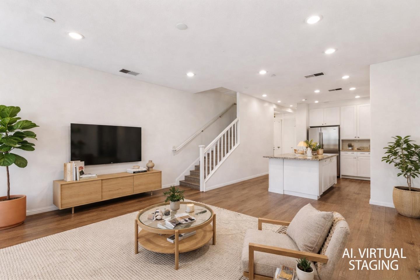 2580 Gimelli Way San Jose, CA 95133 - Photo 11 of 50 a living room with furniture and a flat screen tv
