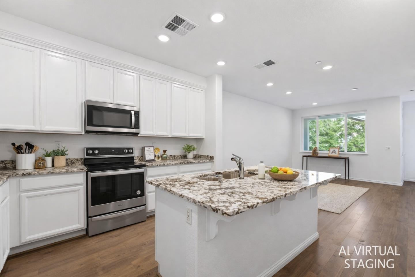 2580 Gimelli Way San Jose, CA 95133 - Photo 15 of 50 a kitchen with a sink and a stove top oven