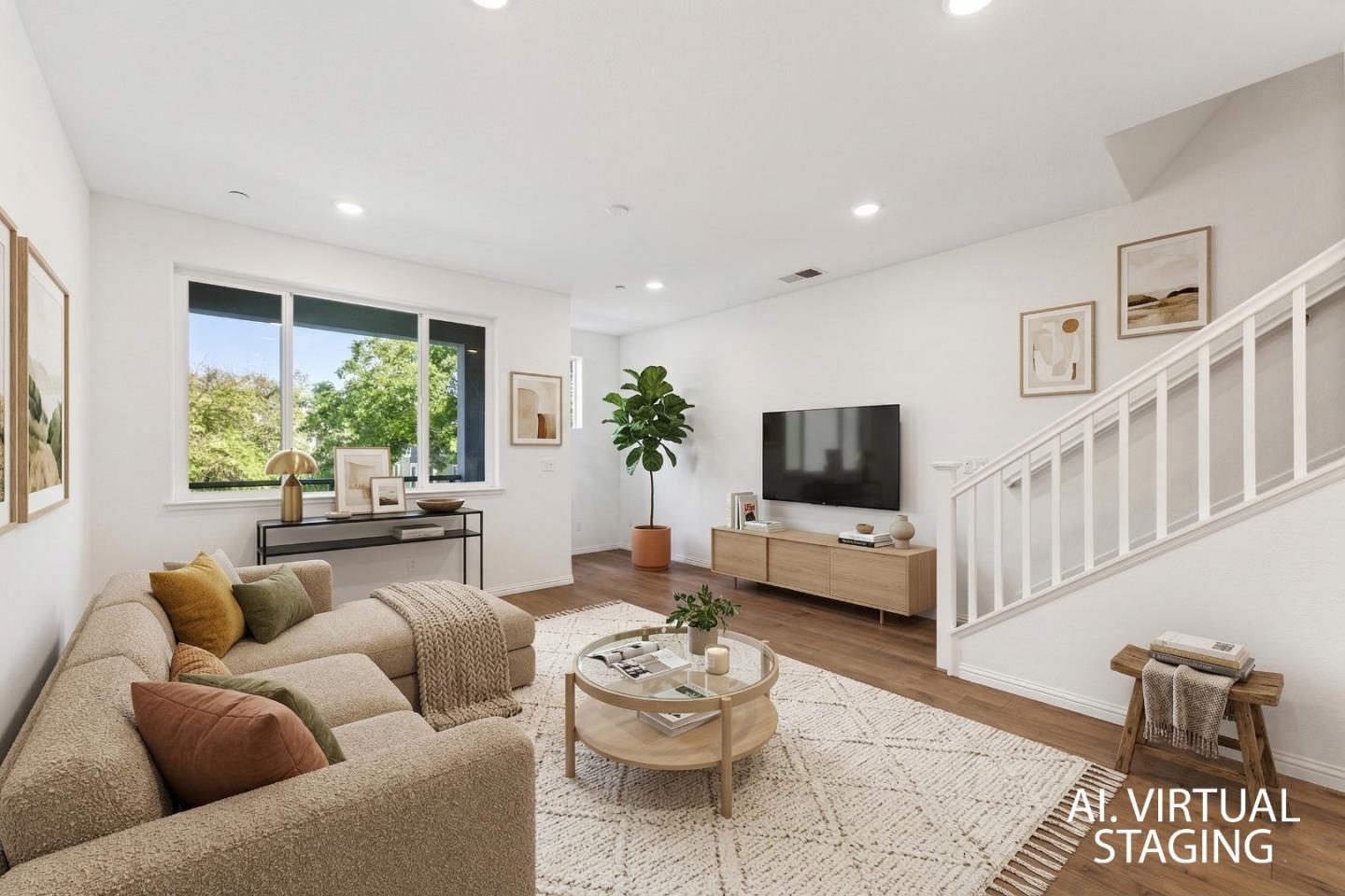 2580 Gimelli Way San Jose, CA 95133 - Photo 9 of 50 a living room with furniture and a flat screen tv