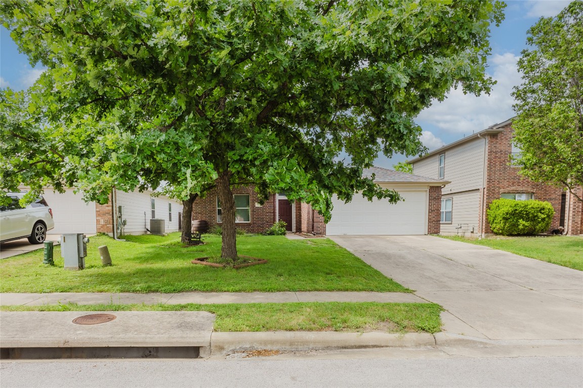 196 Spruce Drive Kyle, TX 78640 - Photo 1 of 1 a front view of a house with garden