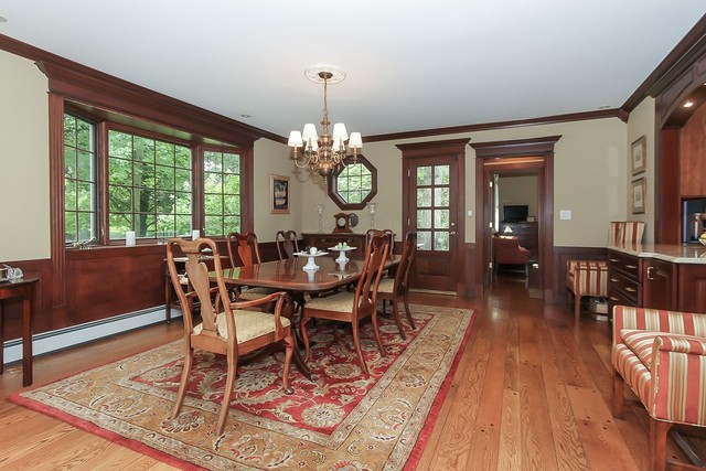 591 Plum Tree Road Barrington Hills, IL 60010 - Photo 8 of 30 a view of a dining room with furniture window and wooden floor