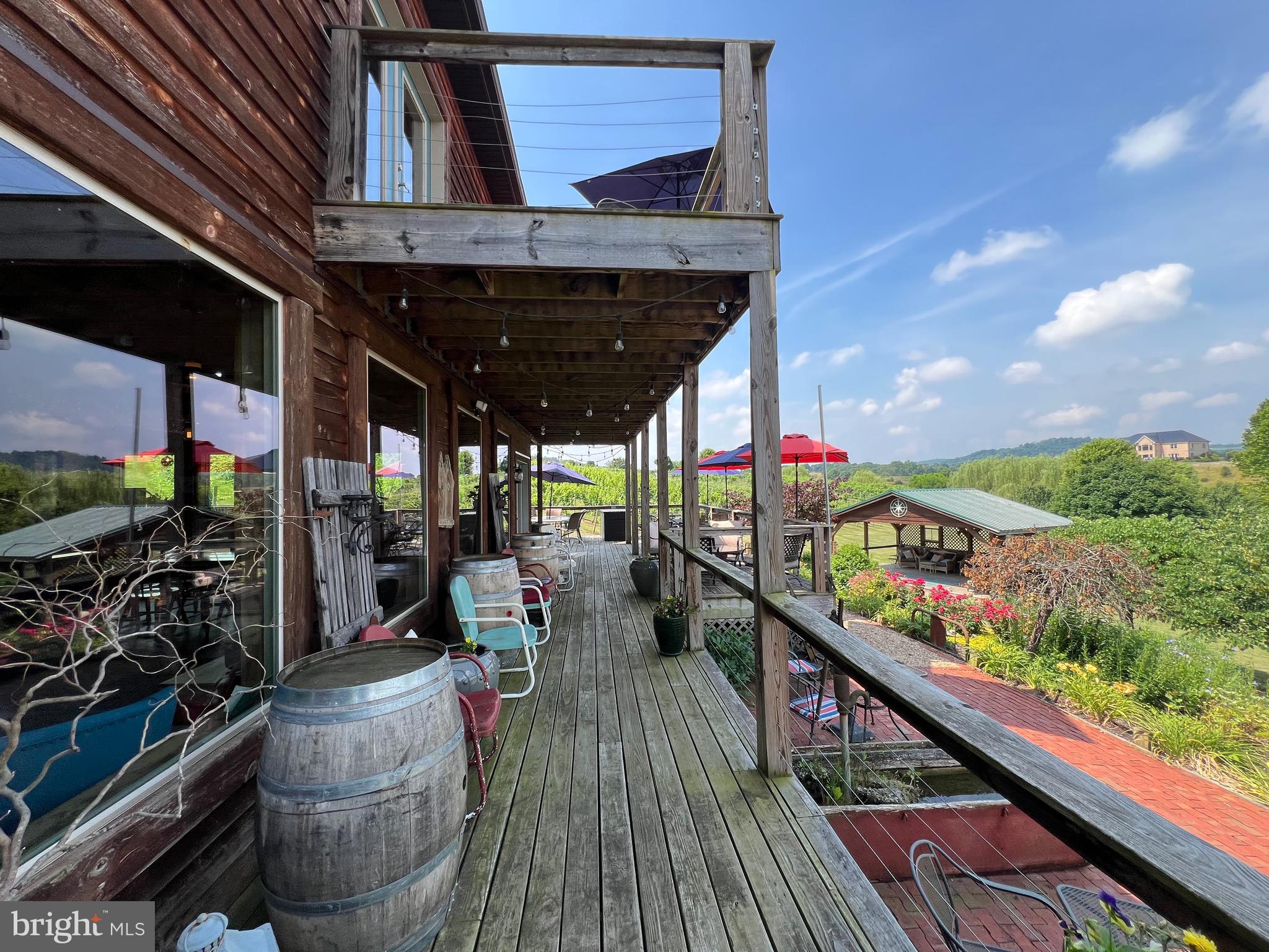 2110 Quicksburg Road Quicksburg, VA 22847 - Photo 37 of 60 a view of a balcony with chairs