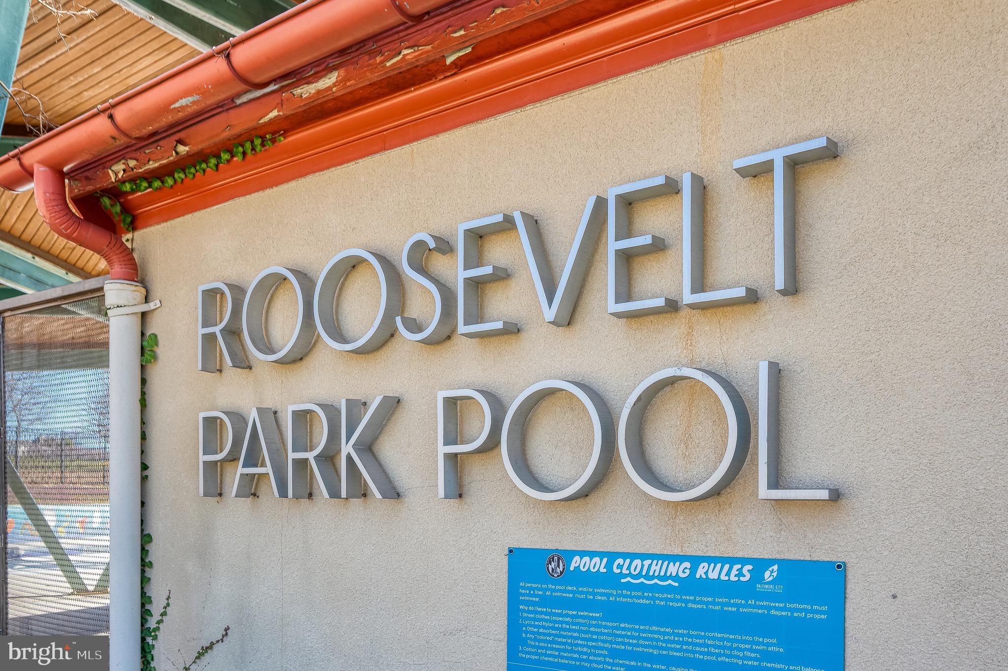 3518 Poole Street Baltimore, MD 21211 - Photo 55 of 59 a view of a blue sign board
