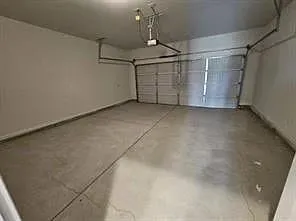 a view of a garage