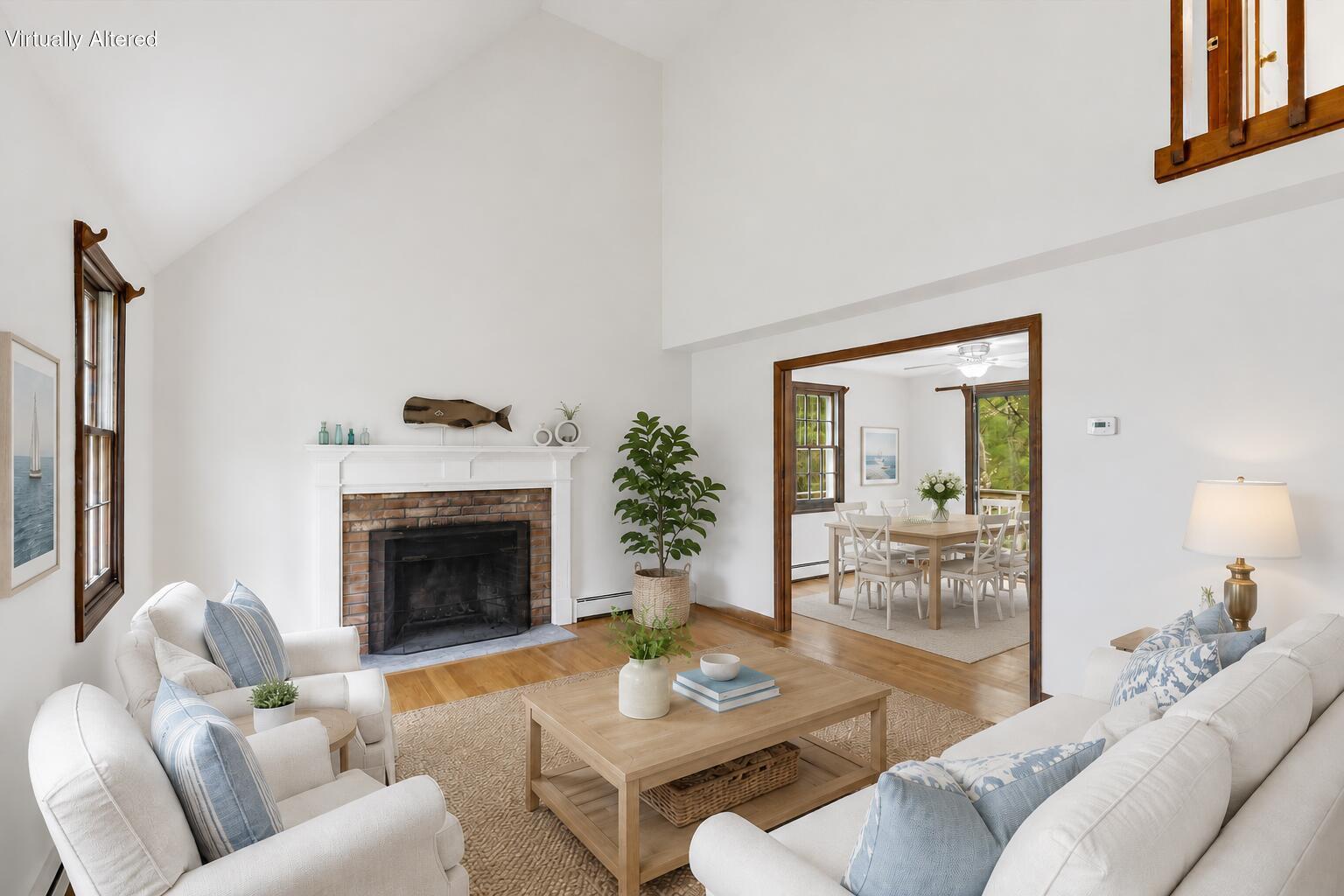 61 Althea Road North Falmouth, MA 02556 - Photo 5 of 41 Virtually staged living/dining room