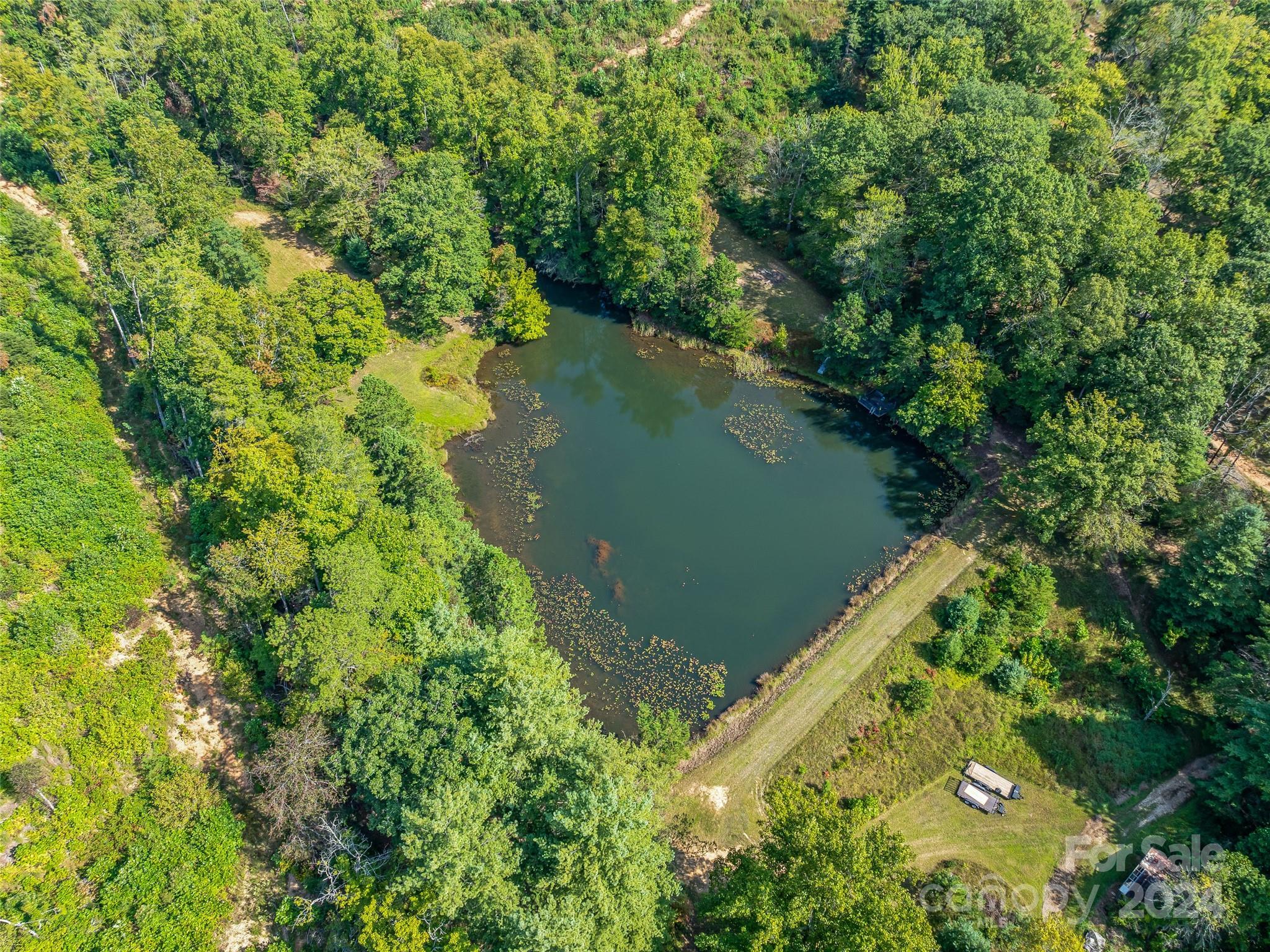 567 Davey Branch Road Horse Shoe, NC 28742 - Photo 15 of 36 an aerial view of a yard