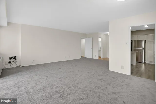 a view of empty room