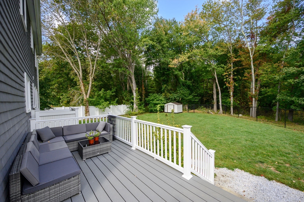 99 Doane Street Cohasset, MA 02025 - Photo 32 of 36 a view of deck with a large trees