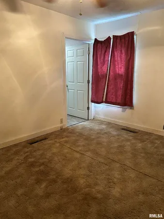 a view of an empty room