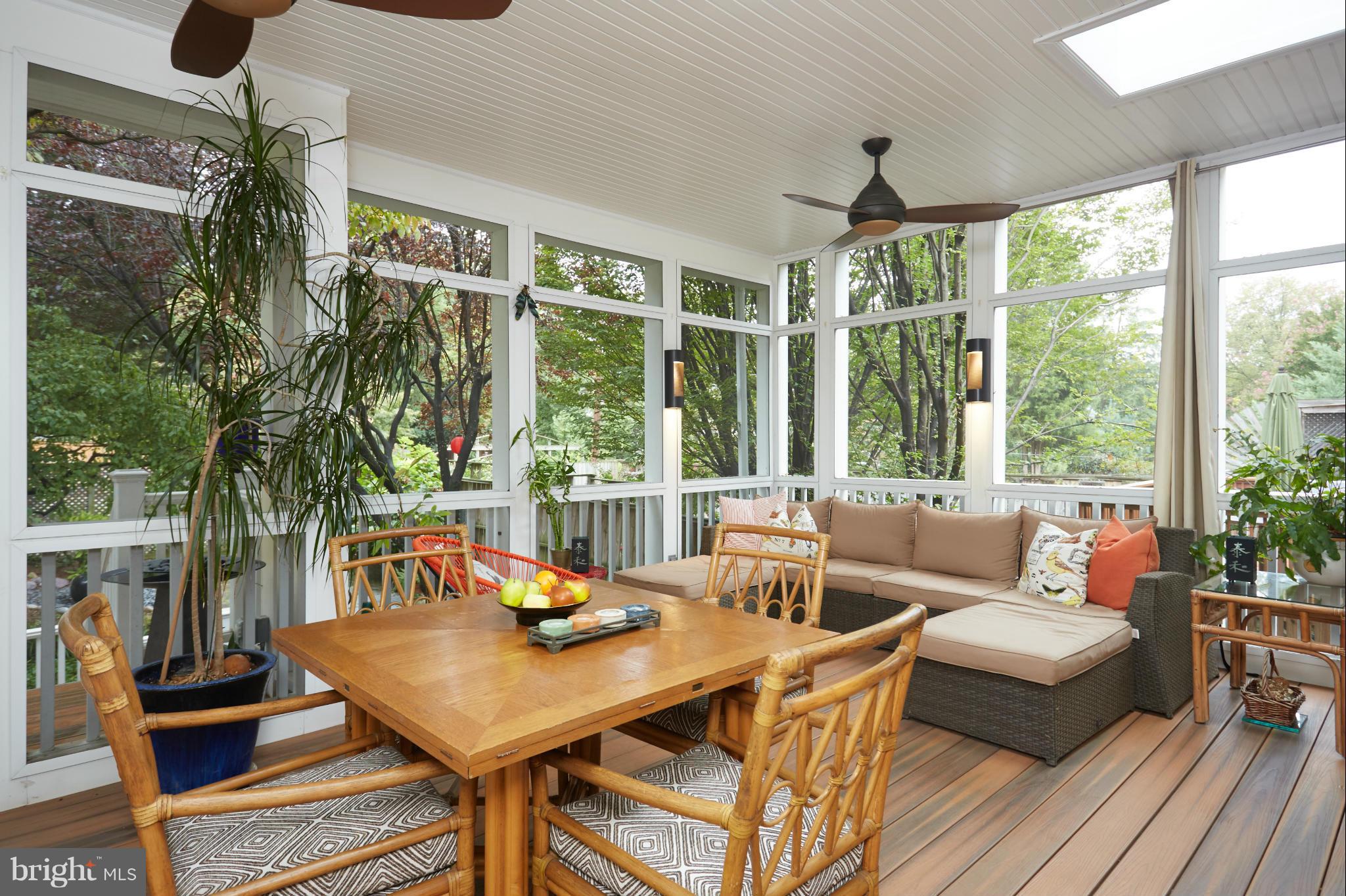 3822 Garfield Street Northwest Washington, DC 20007 - Photo 11 of 30 Screened Porch