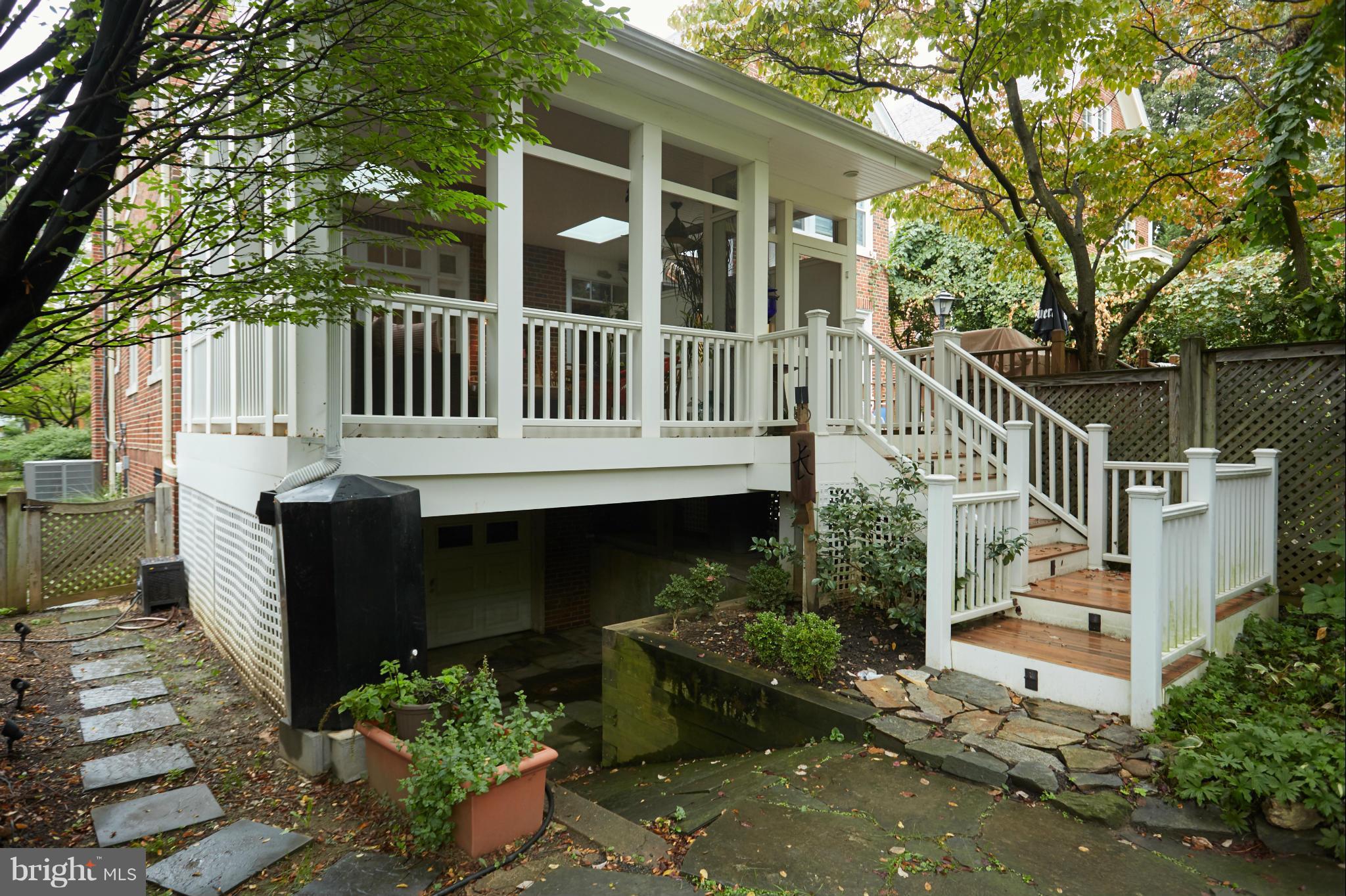 3822 Garfield Street Northwest Washington, DC 20007 - Photo 28 of 30 Landscaped Backyard