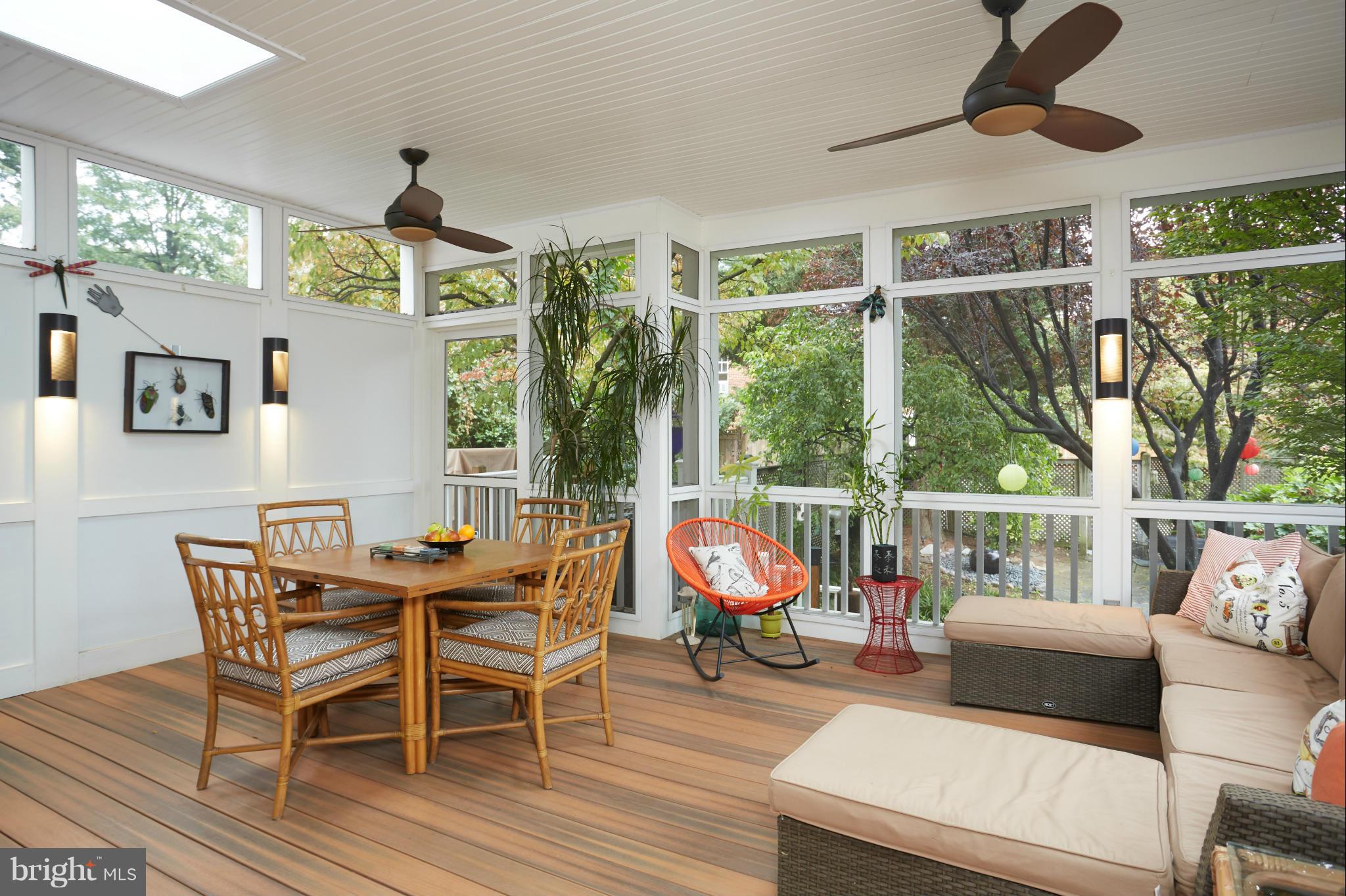 3822 Garfield Street Northwest Washington, DC 20007 - Photo 10 of 30 Screened Porch