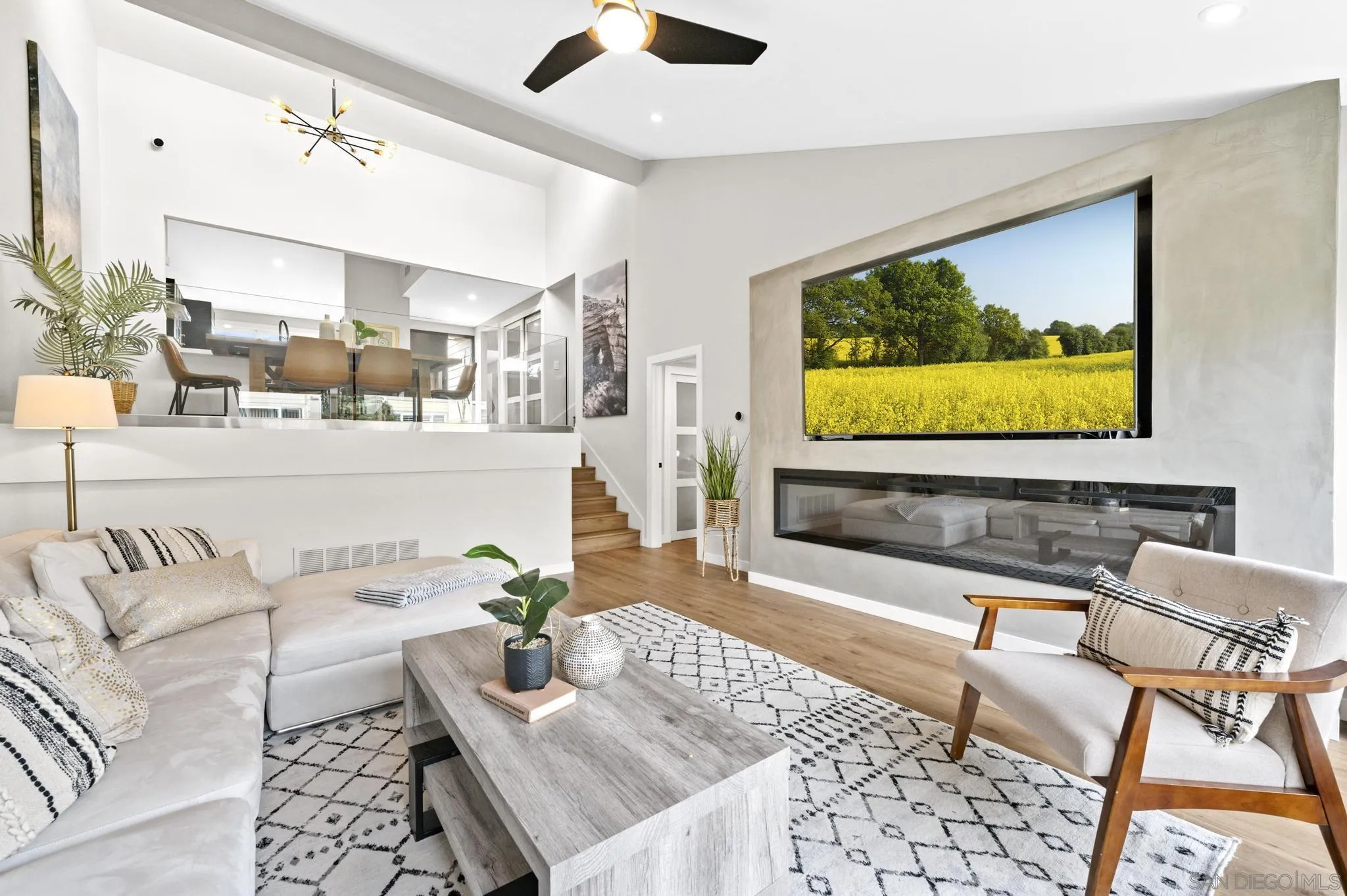 1735 Aldersgate Road Encinitas, CA 92024 - Photo 2 of 49 a living room with furniture and a flat screen tv