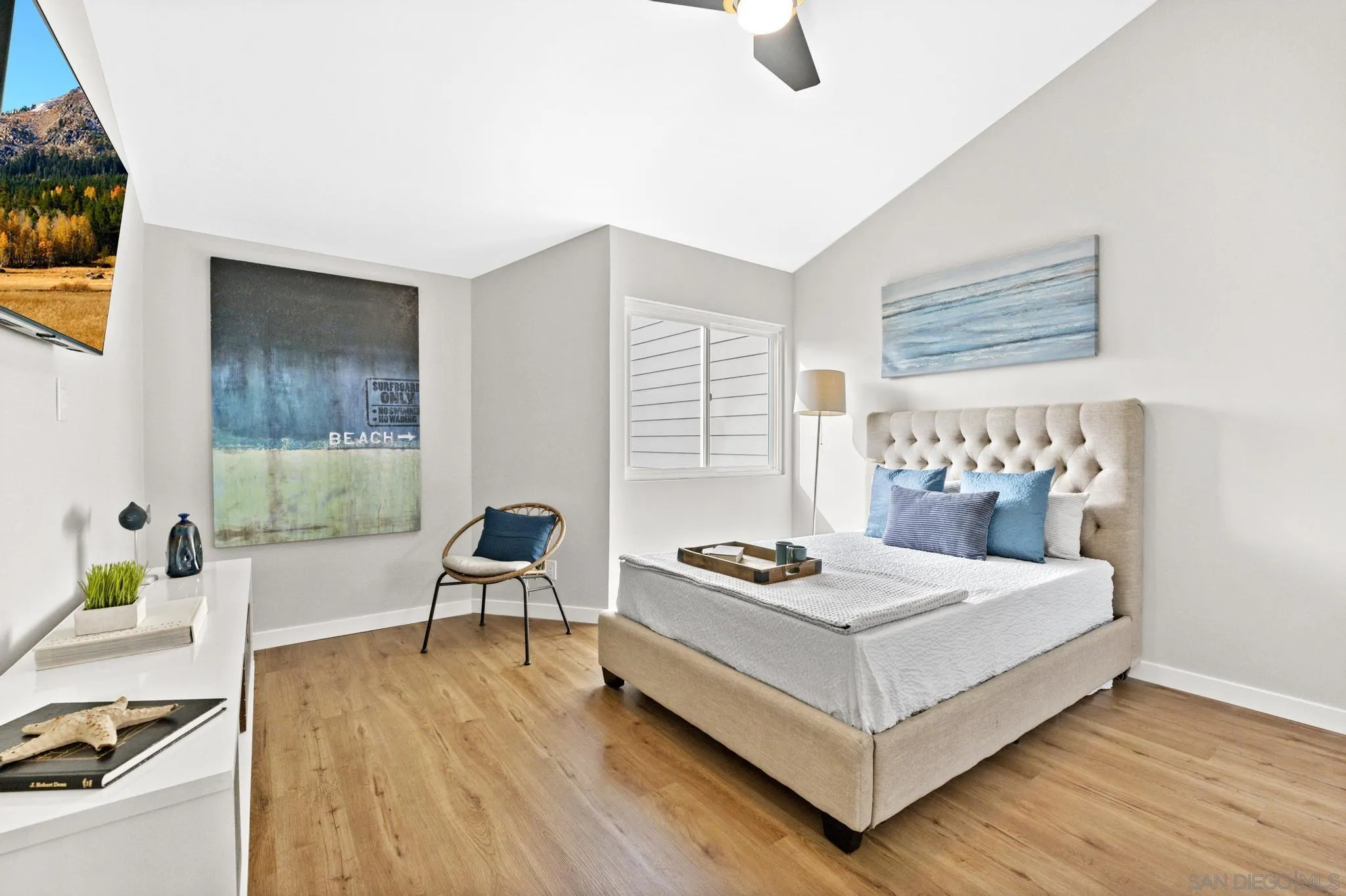 1735 Aldersgate Road Encinitas, CA 92024 - Photo 28 of 49 a bedroom with a bed and a couch