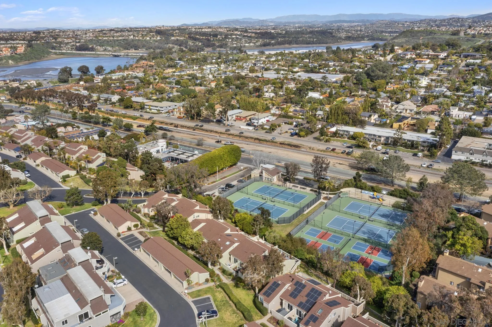 1735 Aldersgate Road Encinitas, CA 92024 - Photo 46 of 49 an aerial view of residential houses with outdoor space
