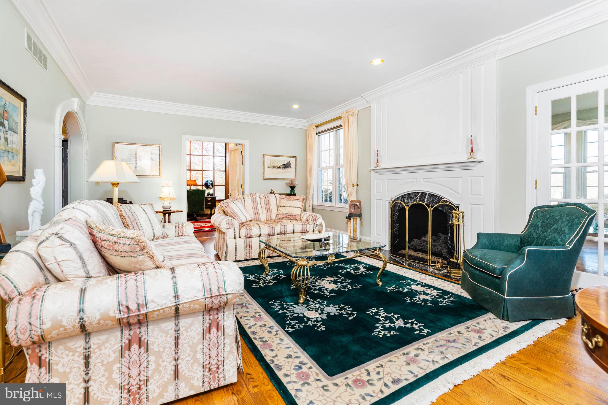 112 St Moritz Drive Wilmington, DE 19807 - Photo 16 of 59 Formal living room with fireplace.