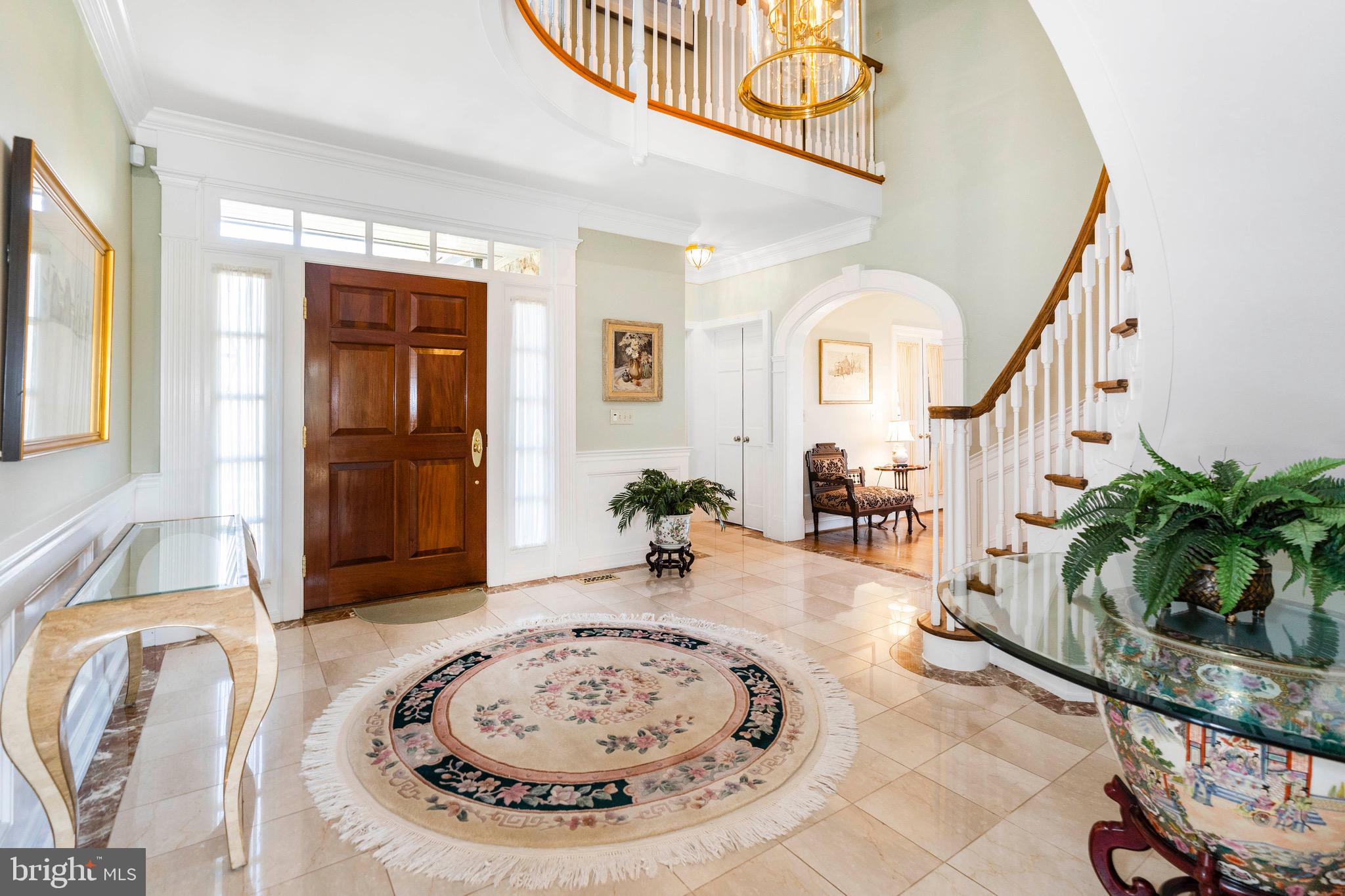 112 St Moritz Drive Wilmington, DE 19807 - Photo 9 of 59 Beautiful marble foyer.