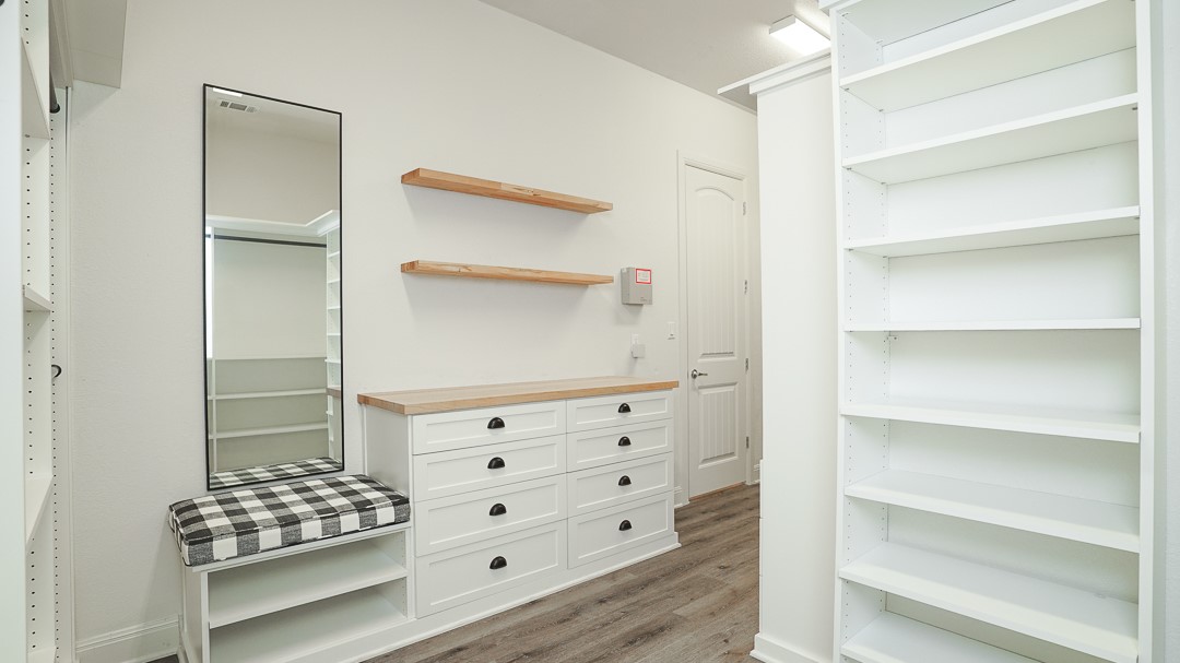 629 Germander Road Leander, TX 78641 - Photo 24 of 32 Ample shelving and storage solutions create an organized and versatile space for daily routines.