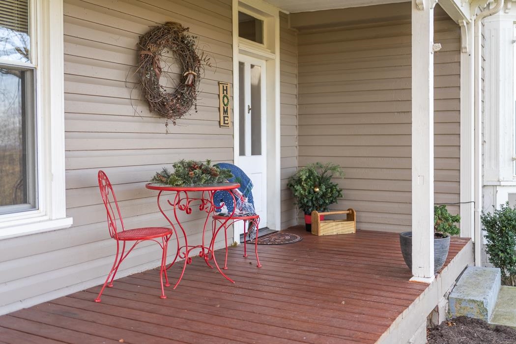 1594 Tinkling Spring Road Staunton, VA 24401 - Photo 19 of 69 a view of a outdoor seating area with wooden floor