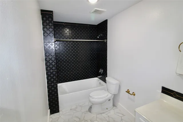 a house view with a swimming pool