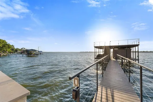 a view of ocean from a balcony