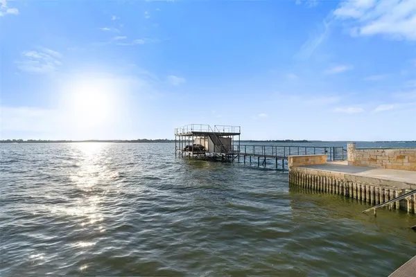 a balcony with an ocean view