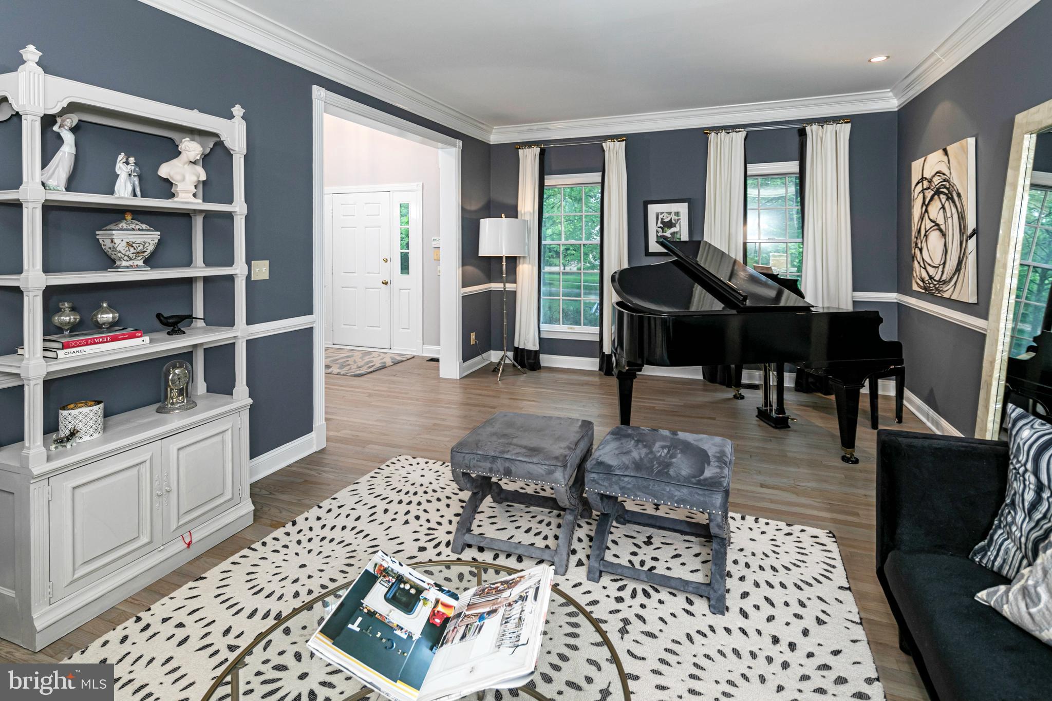 173 Christopher Drive Princeton, NJ 08540 - Photo 12 of 61 a living room with furniture and wooden floor