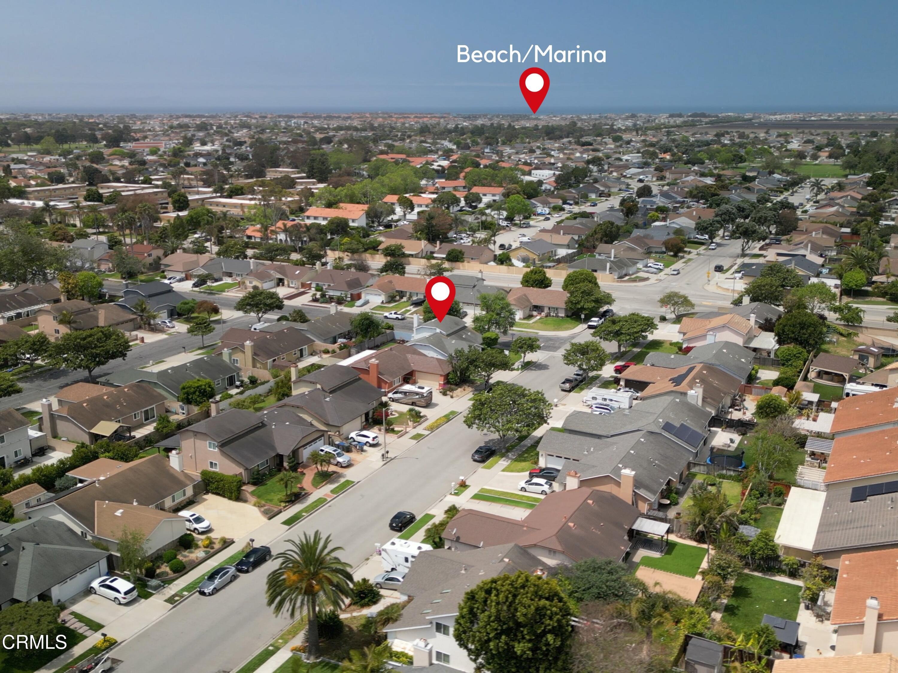 2730 Oarfish Lane Oxnard, CA 93035 - Photo 45 of 49 an aerial view of residential houses with outdoor space