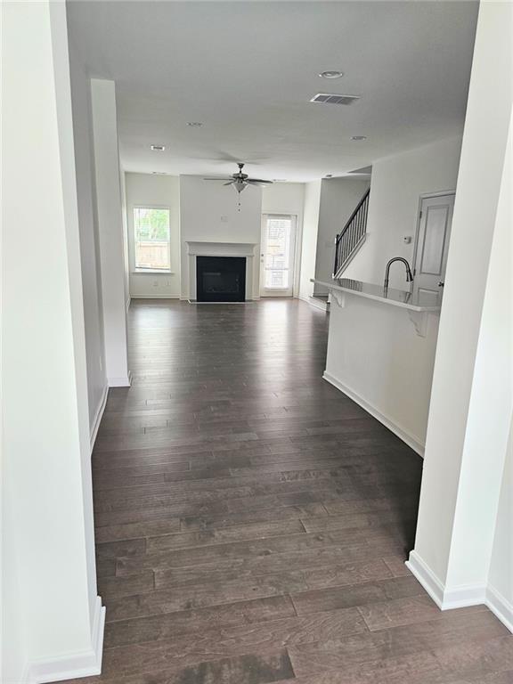897 Ambient Way Atlanta, GA 30331 - Photo 1 of 1 a view of main area and a kitchen with sink wooden floor and windows