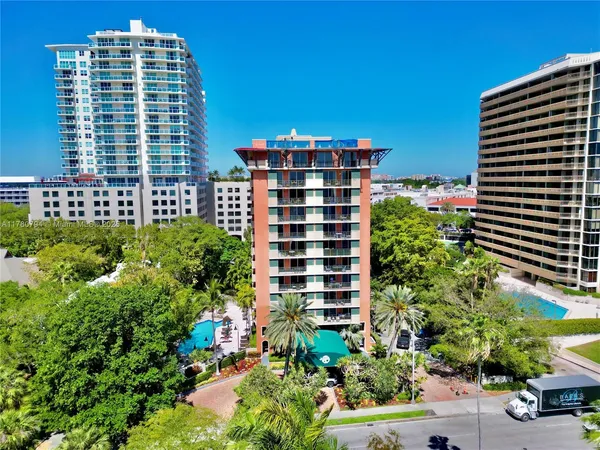 a front view of a building