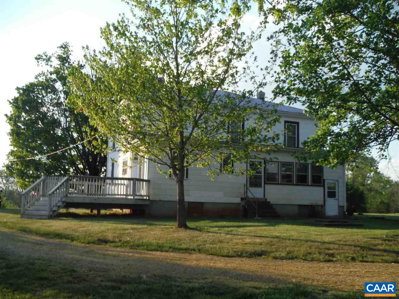 1270 Locust Grove Church Road Orange, VA 22960 - Photo 8 of 46 a front view of a house with a garden and trees