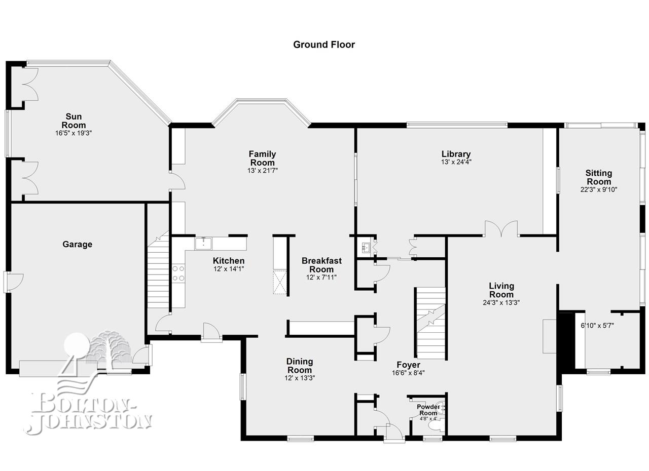 376 Moross Road Grosse Pointe, MI 48236 - Photo 62 of 62 First Floor Plan