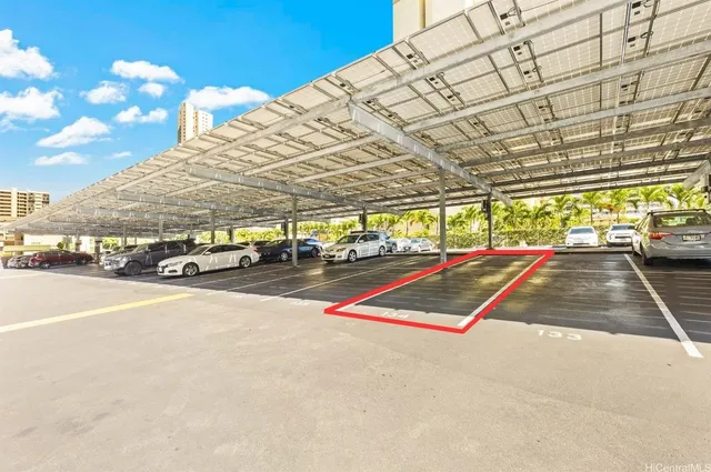 a view of parking area