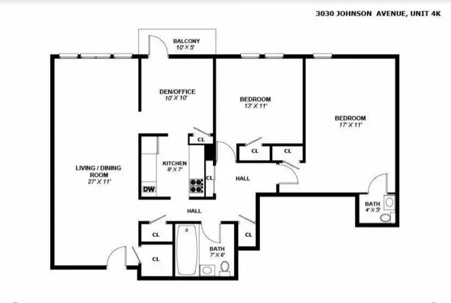 $349,000 | 3030 Johnson Avenue, Unit 4K | Spuyten Duyvil