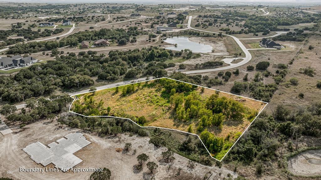 3111 Rio Grande Circle Cresson, TX 76035 - Photo 13 of 20 Aerial view of property and surrounding area featuring property boundaries highlighted