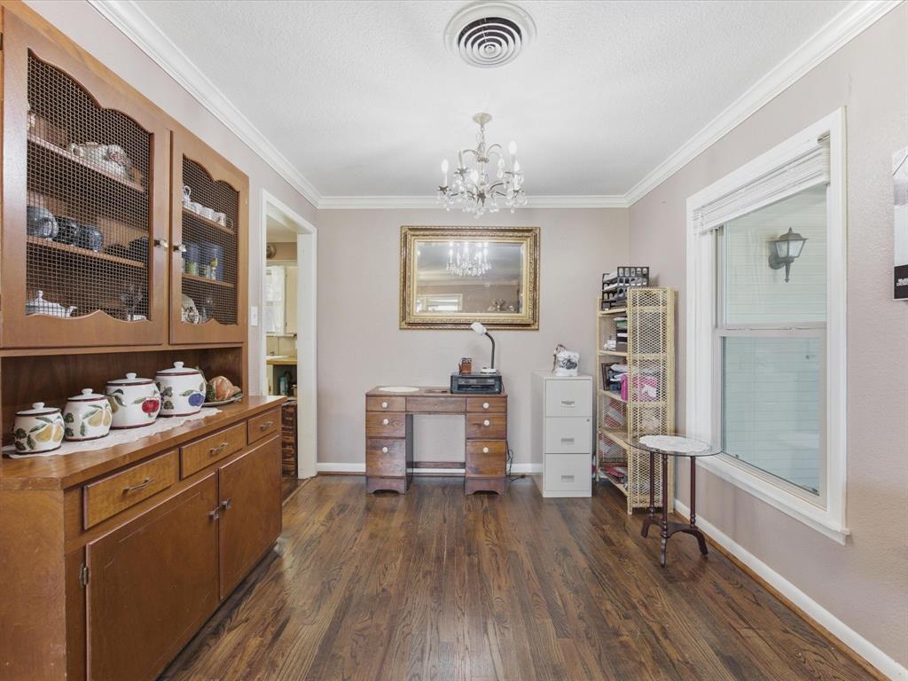 301 Ovilla Road Waxahachie, TX 75167 - Photo 12 of 38 a view of a workspace with furniture and wooden floor