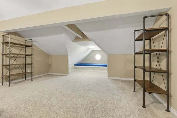 a room with furniture