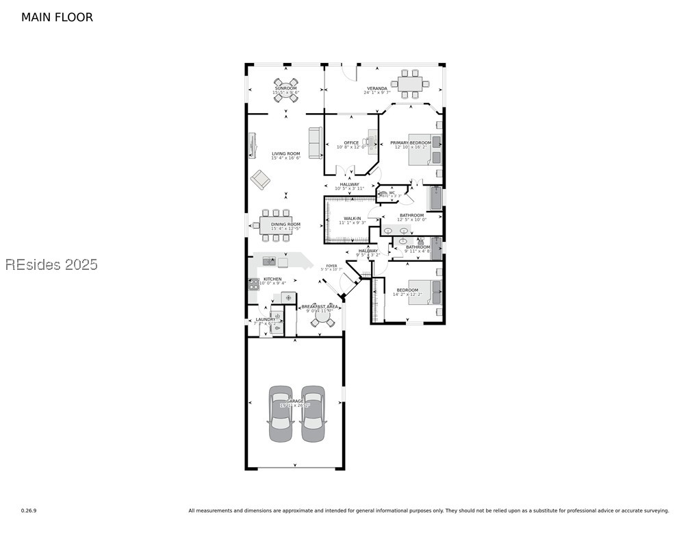 22 Sundome Court Bluffton, SC 29909 - Photo 30 of 30 Floor Plan
