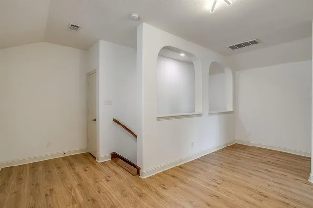 wooden floor in an empty room