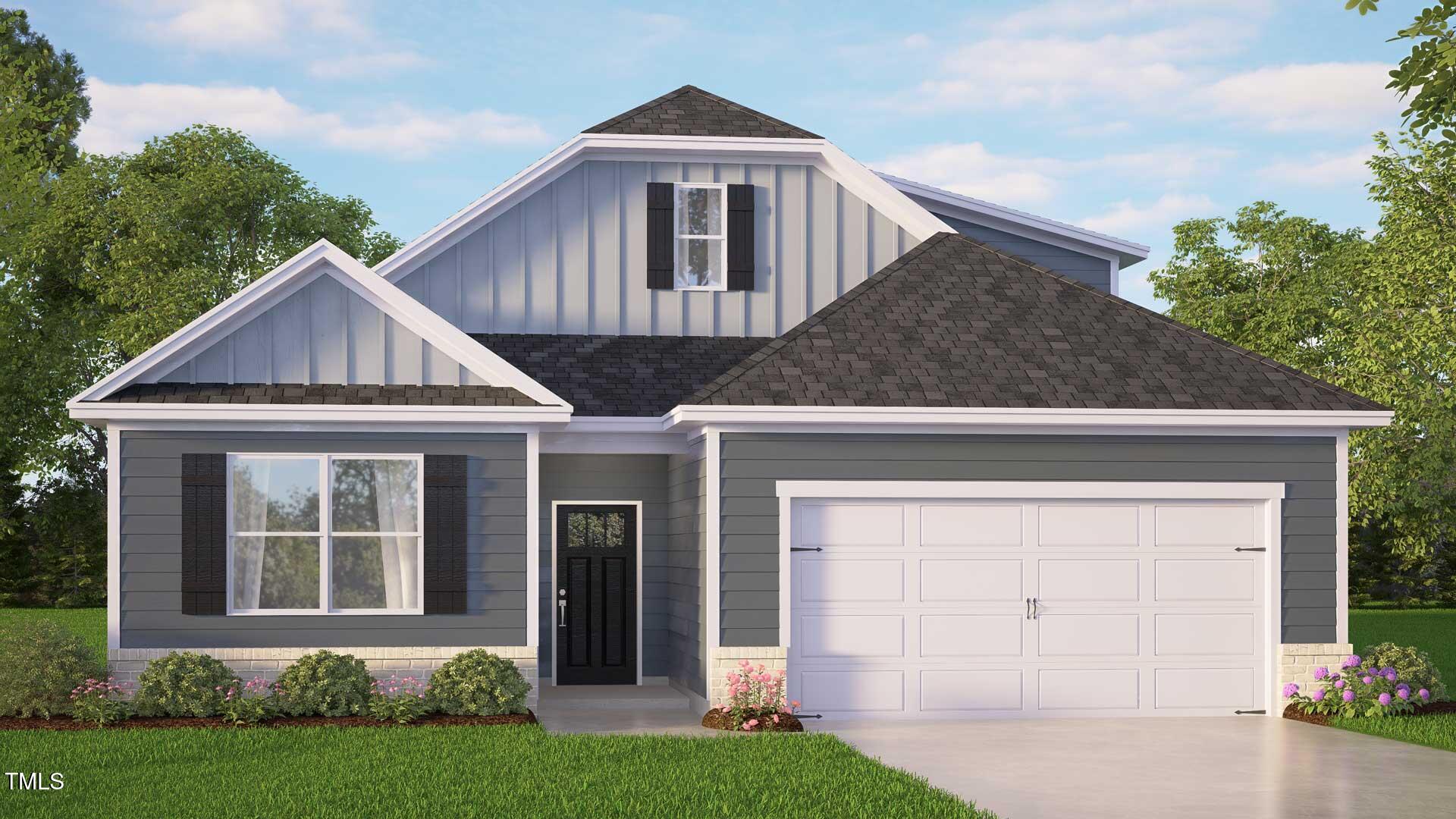 7557 Percussion Drive Apex, NC 27539 - Photo 1 of 4 front view of a house with a yard