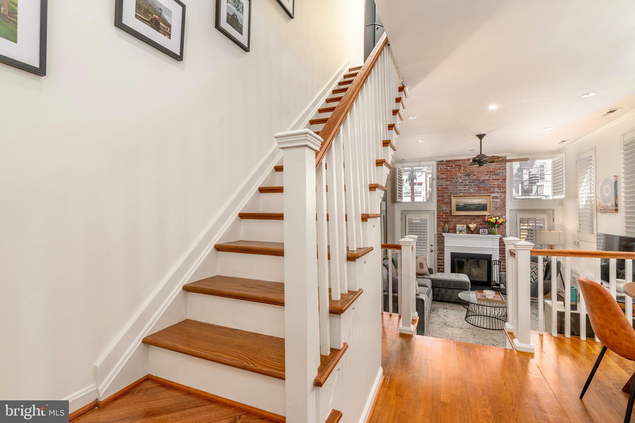 1433 S Street Northwest, Unit 2 Washington, DC 20009 - Photo 26 of 44 a view of entryway and hall with wooden floor