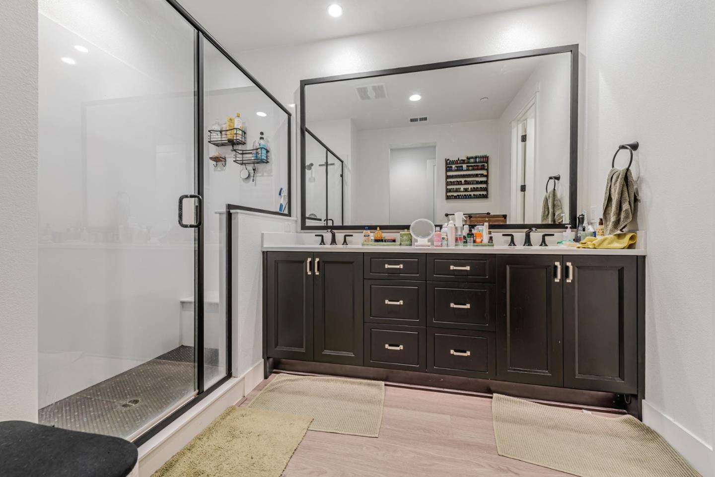 32 Seda Lane Morgan Hill, CA 95037 - Photo 31 of 37 a bathroom with a sink vanity and a mirror