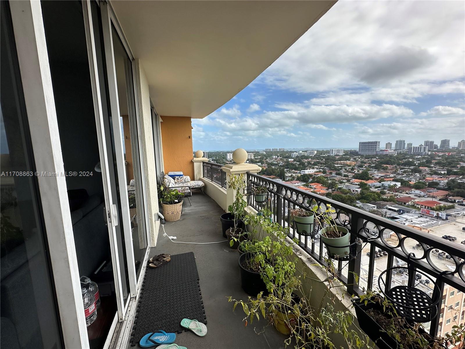 3232 Southwest 22nd Terrace, Unit 1903 Miami, FL 33145 - Photo 15 of 30 a view of city from balcony