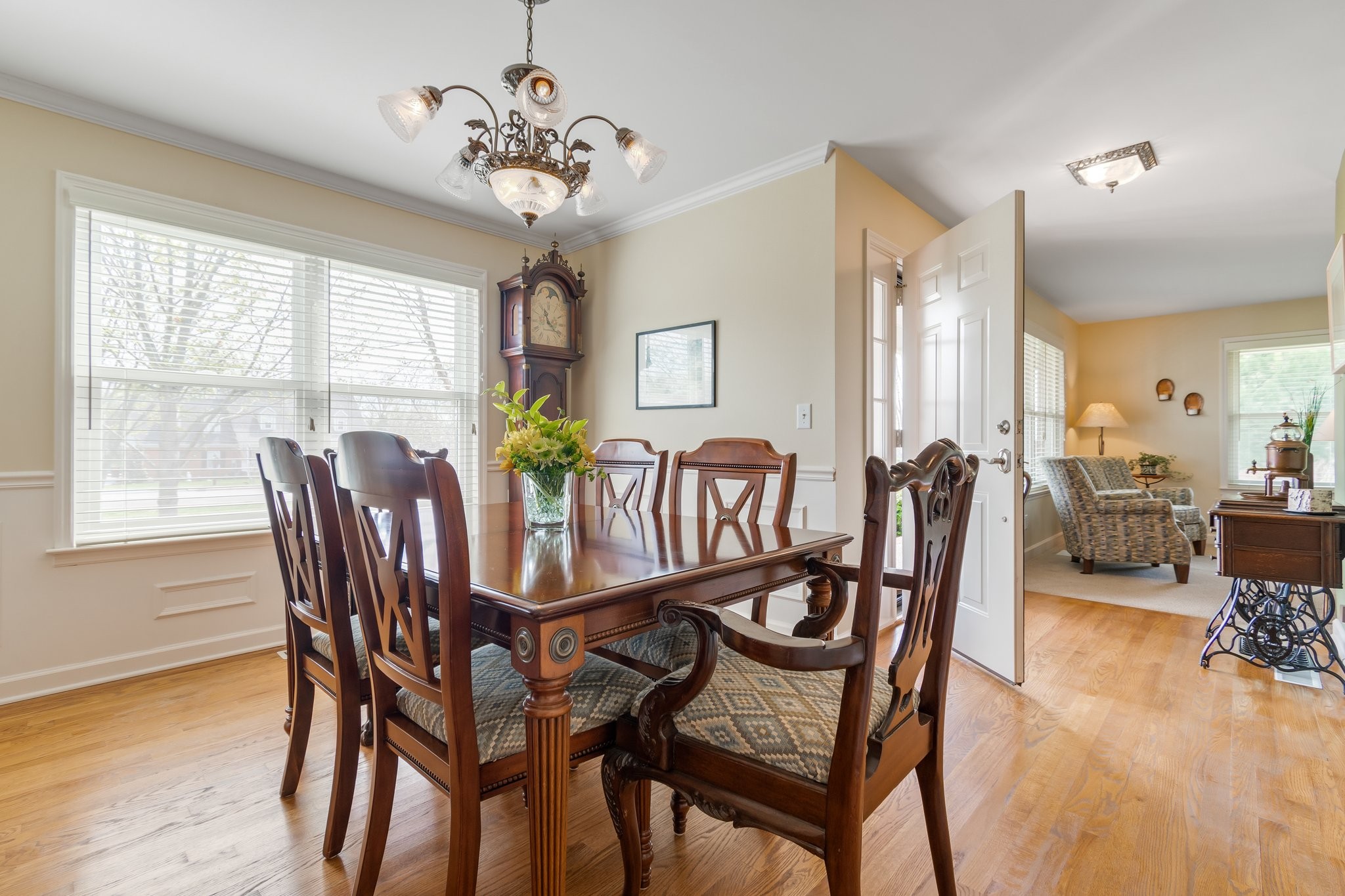 1922 Victorian Road Columbia, TN 38401 - Photo 5 of 25 a view of a dining room with furniture wooden floor and chandelier
