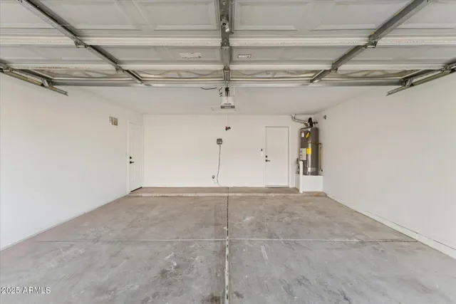 a view of a room with an empty space