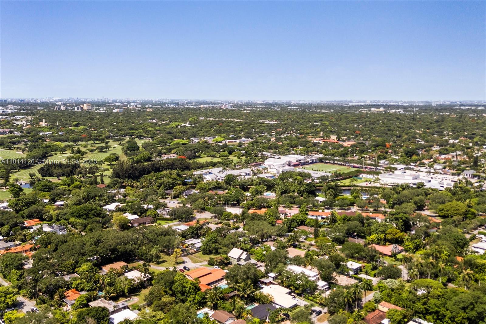 10801 Griffing Boulevard Biscayne Park, FL 33161 - Photo 13 of 13 an aerial view of residential houses with city view