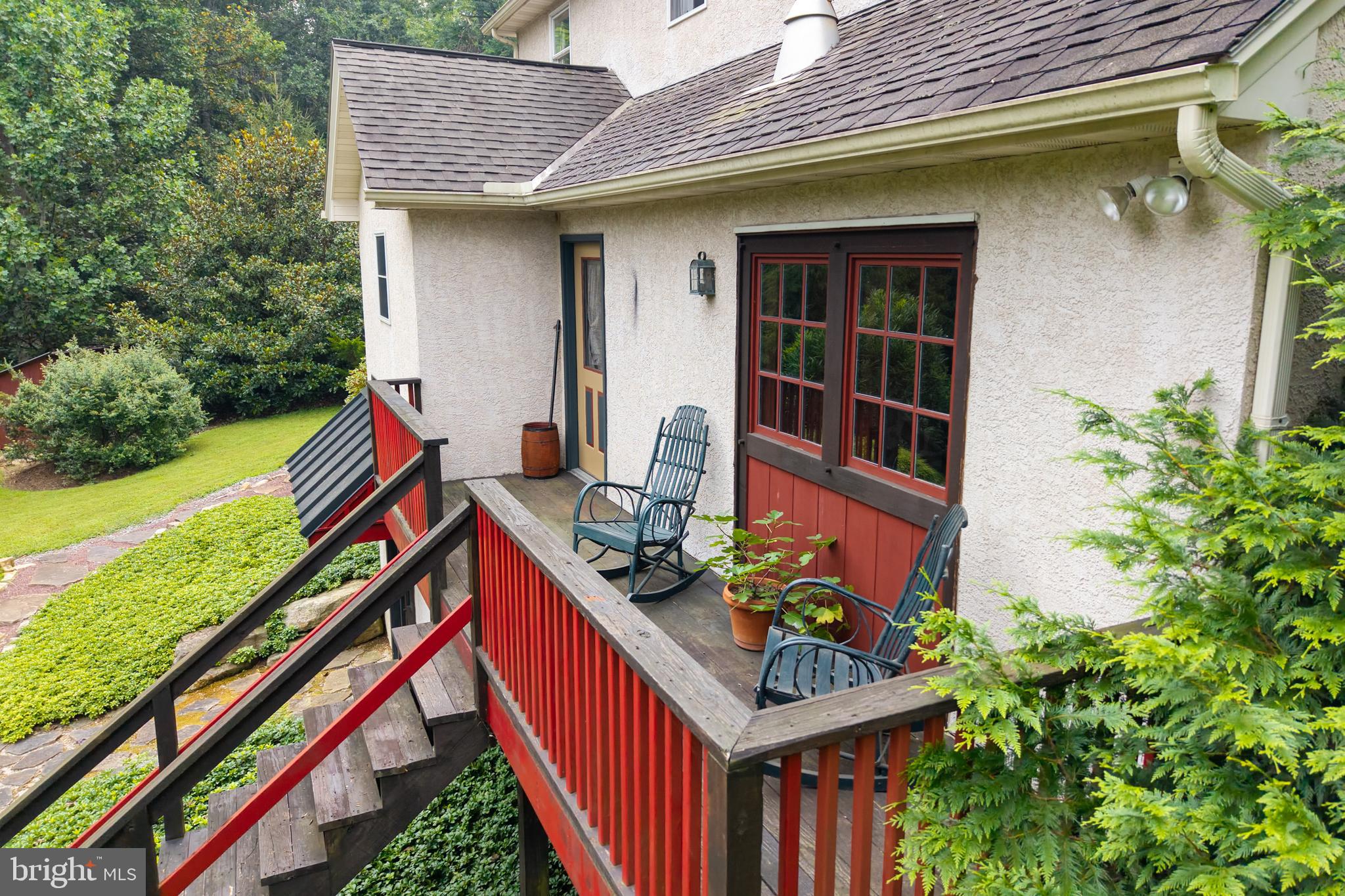 957 Mt Pleasant Road Pottstown, PA 19465 - Photo 6 of 48 Deck w/Stairs to Backyard